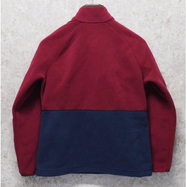 画像3: 【ビンテージ】L.L.Bean【ＬＬビーン】【エンジｘ紺】【ハーフジップ】【フリース】プルオーバーフリース レディース古着【サイズW-S】 