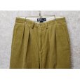 画像3: ビンテージ【ラルフローレン】POLO RALPH LAUREN【ライトブラウン】ANDREW PANTS【２タック】【コーデュロイパンツ】【33×32】<br> (3)