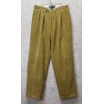 画像1: ビンテージ【ラルフローレン】POLO RALPH LAUREN【ライトブラウン】ANDREW PANTS【２タック】【コーデュロイパンツ】【33×32】<br> (1)