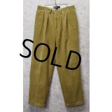 ビンテージ【ラルフローレン】POLO RALPH LAUREN【ライトブラウン】ANDREW PANTS【２タック】【コーデュロイパンツ】【33×32】 