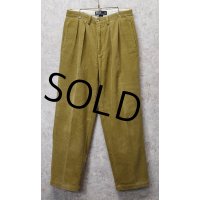ビンテージ【ラルフローレン】POLO RALPH LAUREN【ライトブラウン】ANDREW PANTS【２タック】【コーデュロイパンツ】【33×32】 