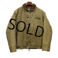 40's【ビンテージ】【米軍実物】【U.S.NAVY】【N-1】【バックステンシル入り】【デッキジャケット】【US40】 