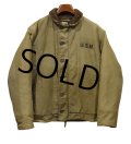 40's【ビンテージ】【米軍実物】【U.S.NAVY】【N-1】【バックステンシル入り】【デッキジャケット】【US40】 
