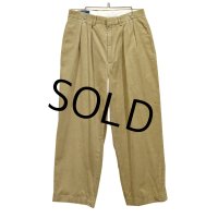 【ラルフローレン】POLO RALPH LAUREN【ベージュ】【２タック】【コーデュロイパンツ】【32X30】 
