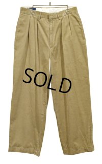 【ラルフローレン】POLO RALPH LAUREN【ベージュ】【２タック】【コーデュロイパンツ】【32X30】 