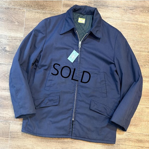 画像1: ~80's【ビンテージ】【SEARS】【シアーズ】【紺】【中綿入り】【ワークジャケット】【サイズM】 