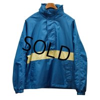 【ビンテージ】【エディーバウアー】【Eddie Bauer】【水色×黄色ライン】アノラックパーカー【サイズXＬ】 