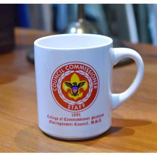 画像1: 80's ビンテージ 【ボーイスカウト】マグカップ【COUNCIL COMMISSIONER STAFF】 