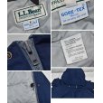 画像2: 80's【ビンテージ】【ＬＬビーン】【L.L.bean】【紺】【ゴアテックス】【マウンテンパーカー】【サイズＳ】<br> (2)