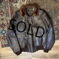 50's【米軍実物】【ビンテージ】【U.S.NAVY】【7823ARE】【G-1】【フライトジャケット】【US40】 