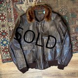50's【米軍実物】【ビンテージ】【U.S.NAVY】【7823ARE】【G-1】【フライトジャケット】【US40】 