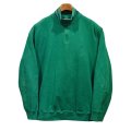 【ラルフローレン】POLO RALPH LAUREN【緑×紺ライン】【ハーフジップ】【スウェット】【サイズXL】 