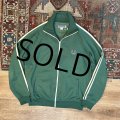 ポルトガル製 ビンテージ 【フレッドペリー】Fred Perry【緑ｘ白ライン】ジャージ【トラックジャケット】【トラックジャージ】【サイズＳ】 