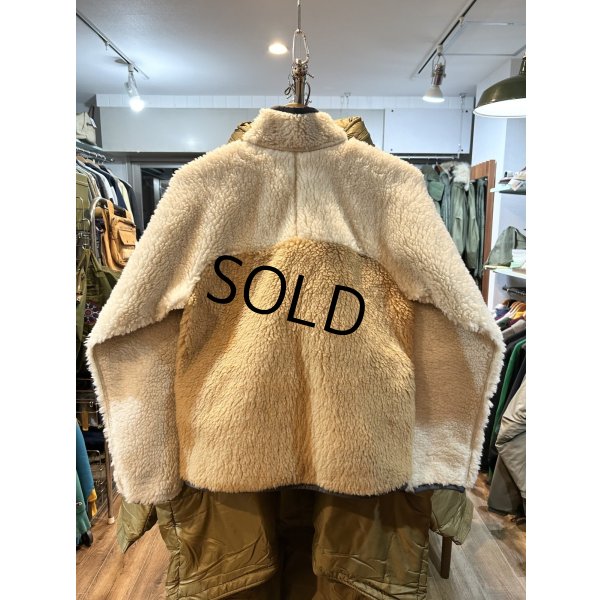 画像3: デッドストック【パタゴニア】patagonia【ナチュラルブレンド】白ｘライトブラウン【レトロカーディガン】フリース【サイズＸＳ】 