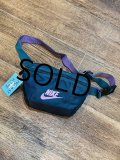 90’s~【ビンテージ】【NIKE】ナイキ【ブルーｘピンク】【ウエストバッグ】【ウエストポーチ】 