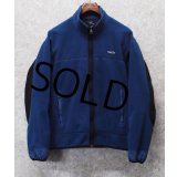 90's 【パタゴニア】 patagonia【パーシャルエクリプス】【PEF】【フリースジャケット】【紺×黒】【サイズＬ】 