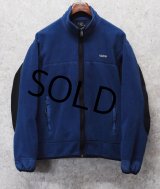 90's 【パタゴニア】 patagonia【パーシャルエクリプス】【PEF】【フリースジャケット】【紺×黒】【サイズＬ】 