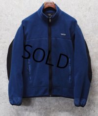90's 【パタゴニア】 patagonia【パーシャルエクリプス】【PEF】【フリースジャケット】【紺×黒】【サイズＬ】 