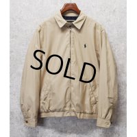 ほぼ未使用!!【ポロラルフローレン】【ベージュ】【ジップアップブルゾン】【サイズM】 