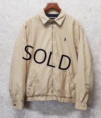 ほぼ未使用!!【ポロラルフローレン】【ベージュ】【ジップアップブルゾン】【サイズM】 