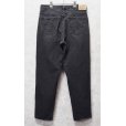 画像4: 90's~【USA製】 ビンテージ【Eddie Bauer】【エディーバウアー】【ブラック】【デニムパンツ】【36ｘ32】<br> (4)