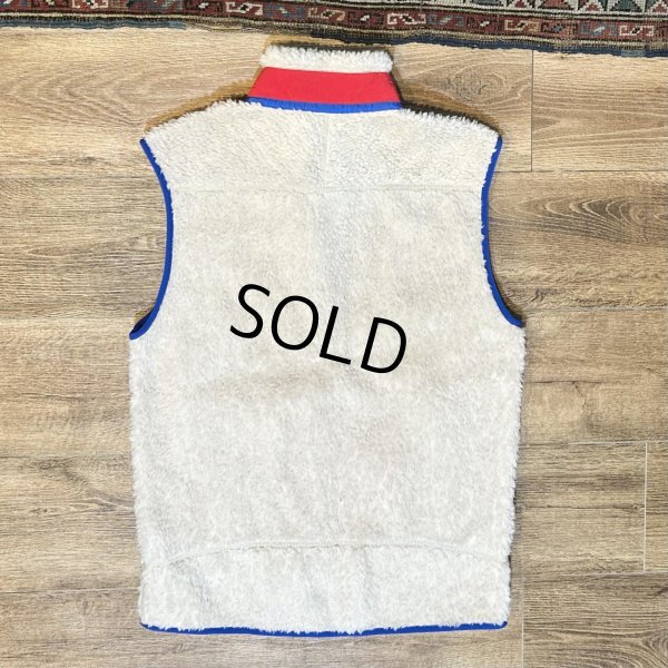 画像3: 新品未使用‼【パタゴニア】【PATAGONIA】【クラシック レトロX】【レトロパイルベスト】【白×青×赤】【フリースベスト】【サイズＭ】 