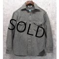 70’s~ USA製【ビンテージ】Woolrich【ウールリッチ】【グレー】【ウールシャツ】【サイズM】 