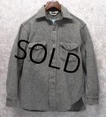 70’s~ USA製【ビンテージ】Woolrich【ウールリッチ】【グレー】【ウールシャツ】【サイズM】 