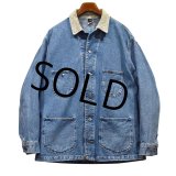 90's【USA製】【ビンテージ】【Lee】【Lee RIVETED】リー【襟コーデュロイ】【デニムカバーオール】サイズL 