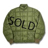 60's【ビンテージ】【Eddie Bauer】【エディーバウアー】バウアーダウン【モスグリーン】キルティングダウン【ダウンジャケット】 