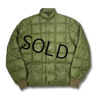 60's【ビンテージ】【Eddie Bauer】【エディーバウアー】バウアーダウン【モスグリーン】キルティングダウン【ダウンジャケット】 