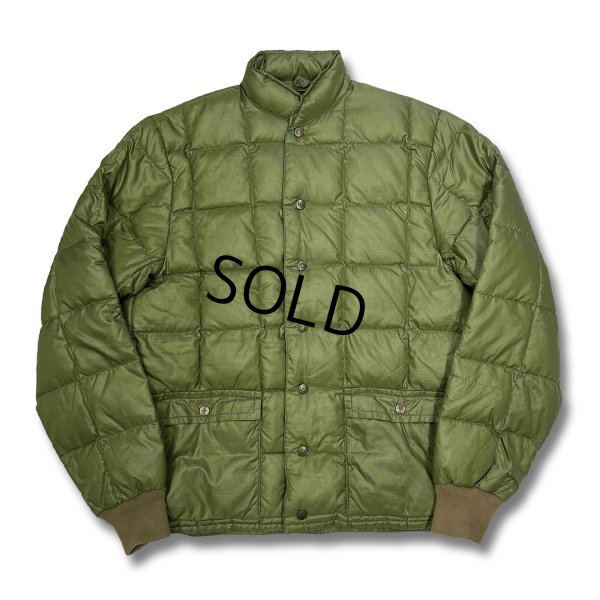 画像1: 60's【ビンテージ】【Eddie Bauer】【エディーバウアー】バウアーダウン【モスグリーン】キルティングダウン【ダウンジャケット】 