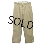 60's~【ビンテージ】U.S.ARMY【米軍実物】【チノパンツ】Ｗ３２程度 