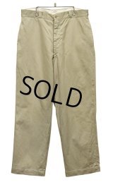 60's~【ビンテージ】U.S.ARMY【米軍実物】【チノパンツ】Ｗ３２程度 