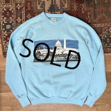 90's【USA製】ビンテージ【FRUIT OF THE LOOM】【フルーツオブザルーム】【Washington】水色【スウェット】【サイズXＬ】 