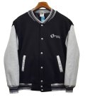 【ビンテージ】FRUIT OF THE LOOM【フルーツオブザルーム】Ryerson Tull Chicago【黒ｘグレー】【スウェットスタジャン】【サイズＬ】 