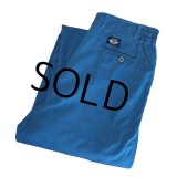 【ビンテージ】【DOCKERS】ドッカーズ【水色】【1タック】【コットンパンツ】【32ｘ34】 
