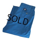 【ビンテージ】【DOCKERS】ドッカーズ【水色】【1タック】【コットンパンツ】【32ｘ34】 