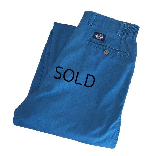 画像1: 【ビンテージ】【DOCKERS】ドッカーズ【水色】【1タック】【コットンパンツ】【32ｘ34】 