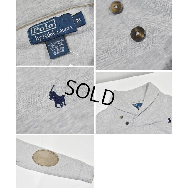 画像2: 【ラルフローレン】【POLO RALPH LAUREN】【グレー】【ショールカラースウェット】【サイズＭ】 