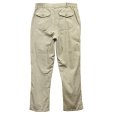 画像4: 90's【ビンテージ】【L.L.Bean】【エルエルビーン】【裏地ブラックウォッチ】【コットンパンツ】１タック【ベージュ】【33×30】<br> (4)