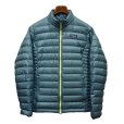 画像1: 【パタゴニア】patagonia【グリーン×黄色ジッパー】【ダウンセーター】レディース【W-L】<br> (1)