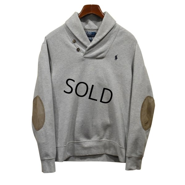 画像1: 【ラルフローレン】【POLO RALPH LAUREN】【グレー】【ショールカラースウェット】【サイズＭ】 