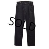 【USA製】ビンテージ【LEVI'S】【リーバイス505】５０５【デニムパンツ】【ブラックデニム】黒【34ｘ34】 