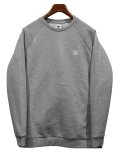 新品未使用【adidas】【アディダス】グレー【胸ロゴ】【スウェット】【サイズＬ】 