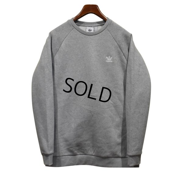 画像1: 新品未使用【adidas】【アディダス】グレー【胸ロゴ】【スウェット】【サイズＬ】 