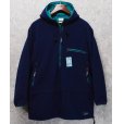 画像1: 90's 【L.L.Bean】ビンテージ【ＬＬビーン】ポーラテック【WIND BLOCK SERIES】紺ｘエメラルドグリーン【ハーフジップフリースパーカー】アノラック サイズW-L<br> (1)