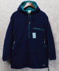 90's 【L.L.Bean】ビンテージ【ＬＬビーン】ポーラテック【WIND BLOCK SERIES】紺ｘエメラルドグリーン【ハーフジップフリースパーカー】アノラック サイズW-L 