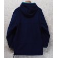 画像3: 90's 【L.L.Bean】ビンテージ【ＬＬビーン】ポーラテック【WIND BLOCK SERIES】紺ｘエメラルドグリーン【ハーフジップフリースパーカー】アノラック サイズW-L<br> (3)