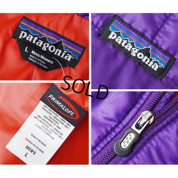 画像2: 【パタゴニア】patagonia【プリマロフト】紫【ナノパフプルオーバージャケット】Nano Puff Pullover 【サイズL】 